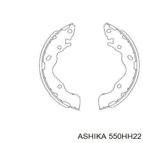 Колодки тормозные стояночные 4833A-21000/55-0H-H22 ASHIKA