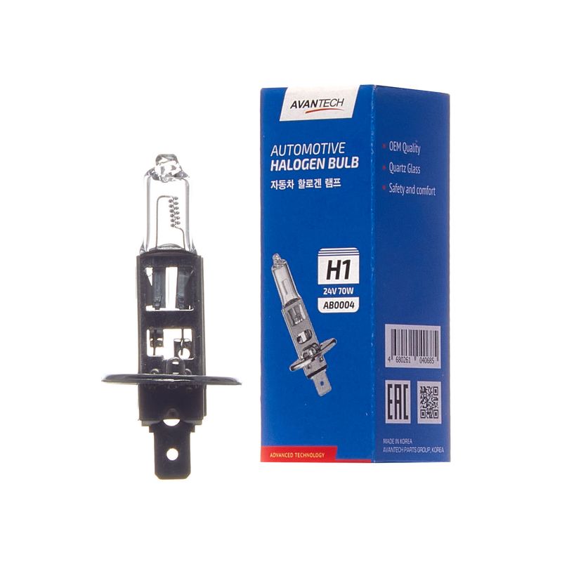 Лампа H1 24V 70W P14,5s AVANTECH