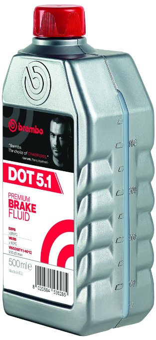 Жидкость тормозная DOT-5.1 L05005 0.5L BREMBO