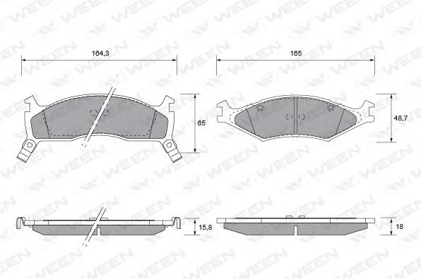 Колодки тормозные дисковые 0K2393323Z/GK0528 CTR