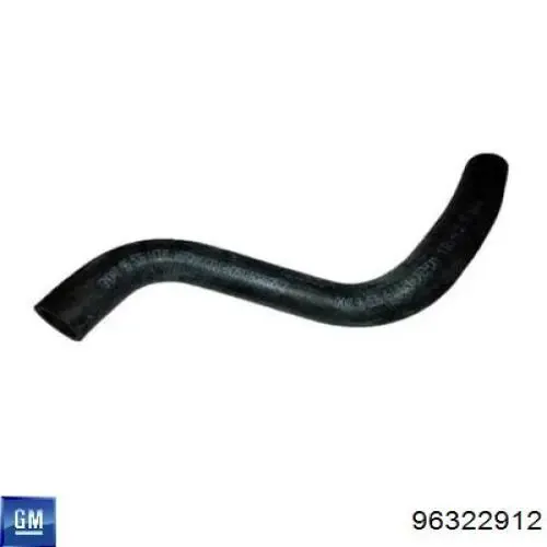 Патрубок радиатора верхний 96322912 DAEWOO