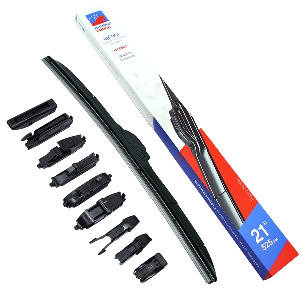Щетка стеклоочистителя 525 мм 21" гибридная DFHY21 DOUBLE FORCE