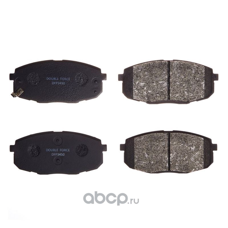 Колодки тормозные дисковые 58101-M0A10/DFP3450 DOUBLE FORCE