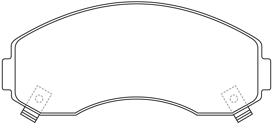 Колодки тормозные дисковые 0K60A3328ZA/DFP737 DOUBLE FORCE