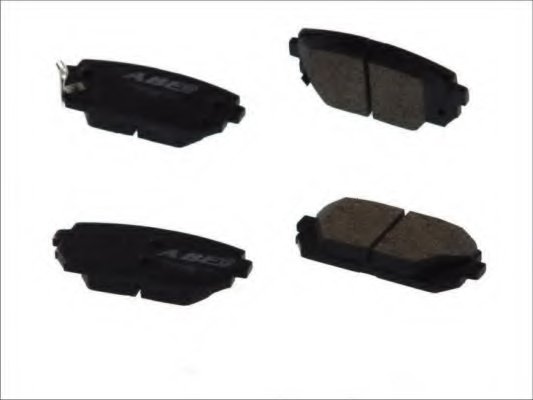 Колодки тормозные дисковые задние 58302-1DE00/FPK25R HANKOOK
