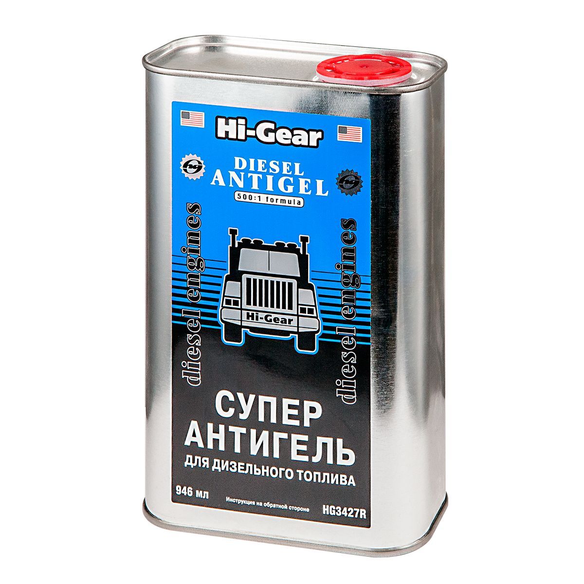 Супер антигель для дизтоплива HG3427R HI-GEAR 946ml