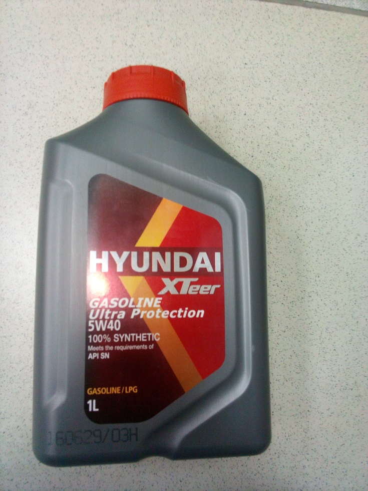 Масло моторное XTeer Gasoline G800 (Ultra Protection) 5W40 1L 1011126 HYUNDAI