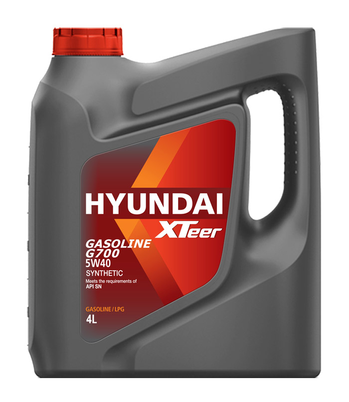 Масло моторное XTeer Gasoline G700 5W40 4L 1041136 HYUNDAI