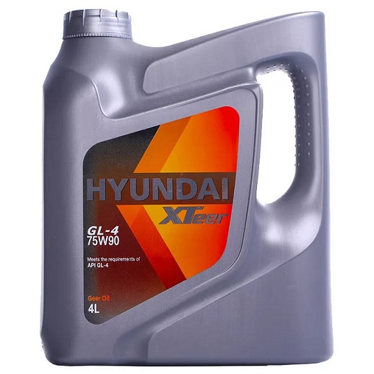 Масло трансмиссионное Xteer GL-4 75W90 Gear Oil 4L 1041435 Hyundai Xteer