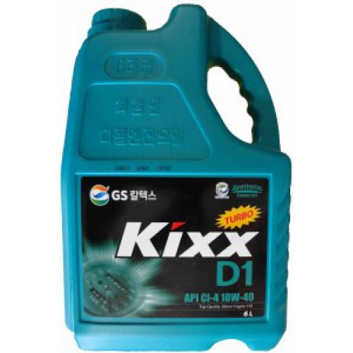 Масло моторное HD1 CI-4/SL 10W40 VHVI-синтетика 6л KIXX