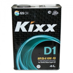 Масло моторное HD1 CI-4/SL 10W40 VHVI-синтетика 4л KIXX