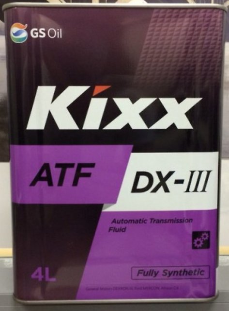 Масло трансмиссионное ATF DX-III 4L L250944TE1 KIXX
