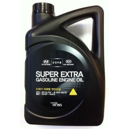 Масло моторное SUPER EXTRA 5W30 SL/GF-3 05100-00410 4л. MOBIS