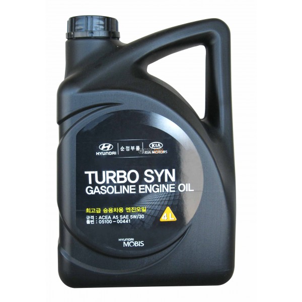 Масло моторное TURBO SYN 05100-00441 5W30/SM синтетика 4л MOBIS