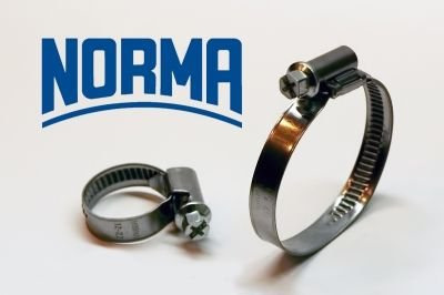 Хомут червячный 40-60 оцинкованный NORMA