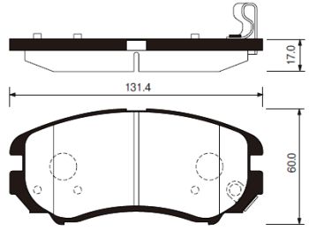 Колодки тормозные дисковые 58101-2HA10/SP1202 SANGSIN