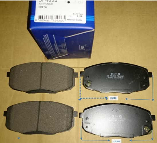 Колодки тормозные дисковые 58101-M0A10/SP4098 SANGSIN BRAKE