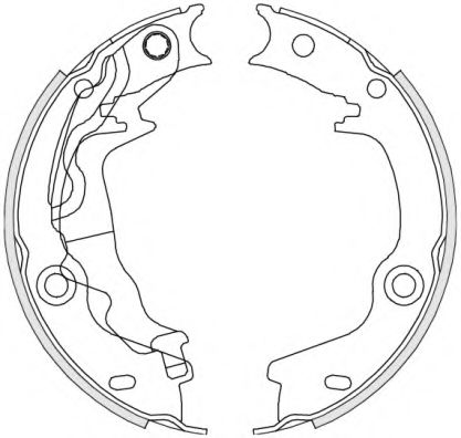Колодки тормозные стояночные 58350-1GA00/000 458-SX STELLOX