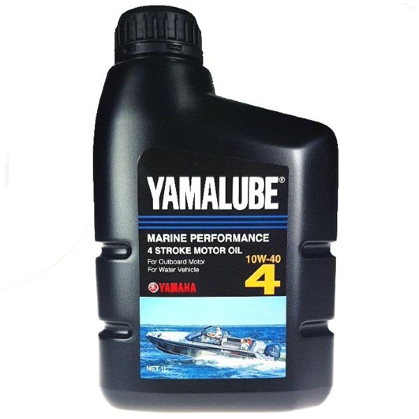 Масло моторное Yamalube 4 SAE 10W-40 API SJ/CF Marine Performance Oil 1 л YAMAHA