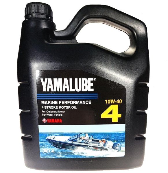 Масло моторное Yamalube 4 SAE 10W-40 API SJ/CF Marine Performance Oil 4 л YAMAHA