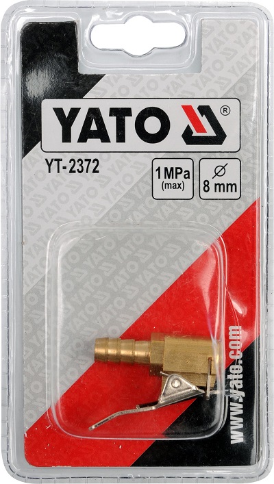 Наконечник для подкачки 8 мм YT-2372 YATO