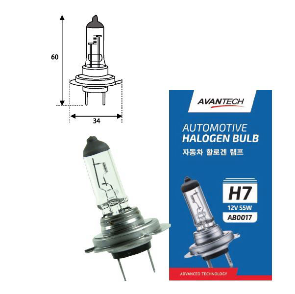 Лампа H7 12V 55W PX26d