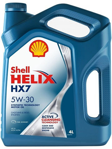 Масло моторное Helix HX7 5W30 4L
