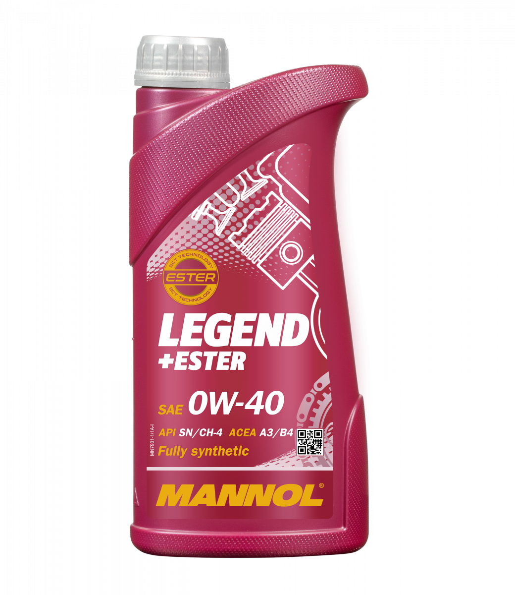 Масло моторное LEGEND PAO+ESTER 0w40 4L