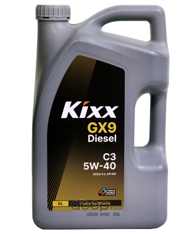 Масло моторное GX9 Diesel C3-12/SN 5W-40 VHVI-синтетика 6л