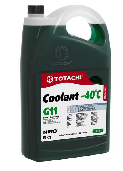 Антифриз NIRO Coolant Green -40C G11 5кг