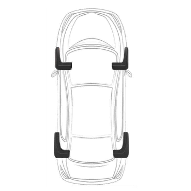 Брызговики TAXI комплект 4 шт