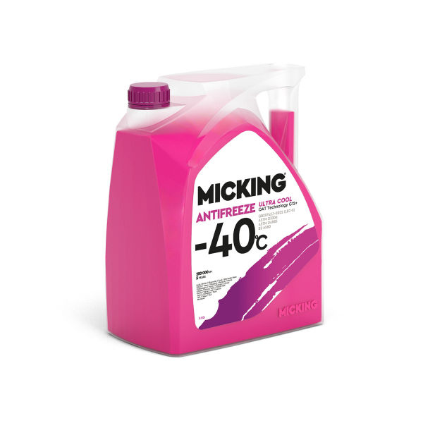 Антифриз розовый ULTRA COOL OAT Technology G12+ -40C pink 5кг MICKING