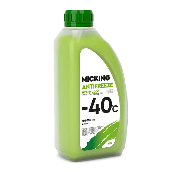 Антифриз зеленый HYPER COOL Hybrid Technology G11 -40C 1кг MICKING