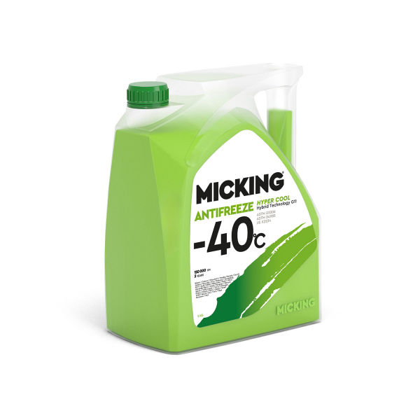 Антифриз зеленый HYPER COOL Hybrid Technology G11 -40C 5кг MICKING