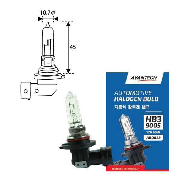 Лампа HB3 12V 65W P20d