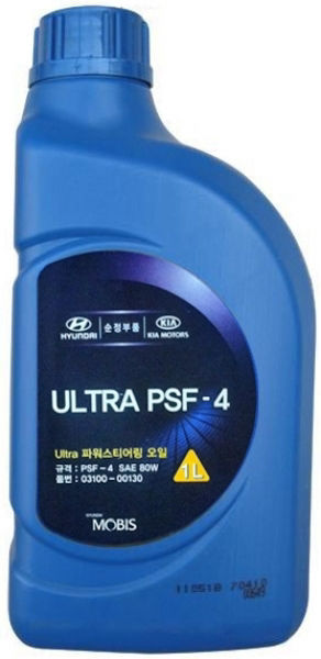 Масло ГУР NEW PSF-4 SAE 80W 1л MOBIS