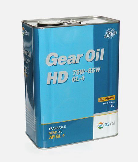 Масло трансмиссионное GL-4 75W-85W GEAR OIL HD 4л