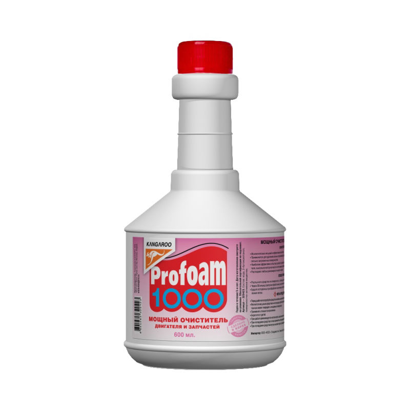 Очиститель Profoam 1000 двигателя и запчастей 600 мл сменный блок
