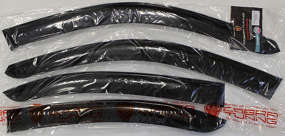 Дефлекторы окон Black (к-т 4шт.) Elantra XD (TAGAZ)