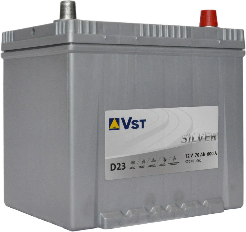 Аккумулятор 70AH 600A D23L 570 401 060