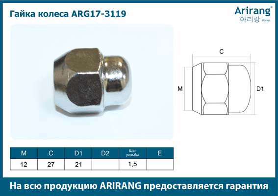 Гайка колесная